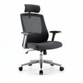 Ergonomische bureaustoel met mesh rugleuning in zwart 60 x 60 x 120cm